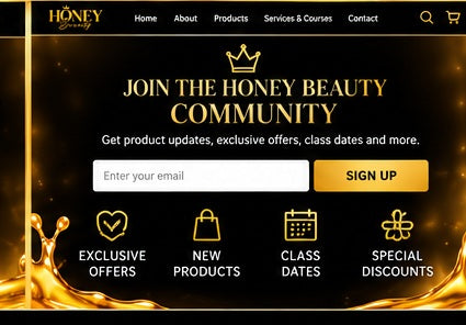 Join the Honey Beauty community